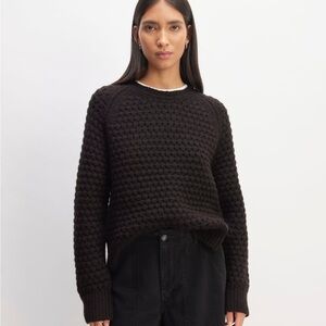 Everlane THE CLOUD OVERSIZED TEXTURED CREW